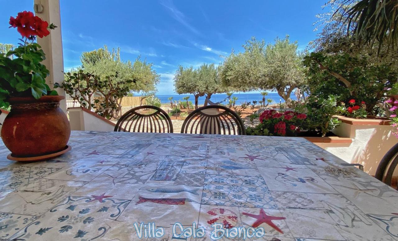 Villa Cala Bianca Castellammare del Golfo Exterior foto