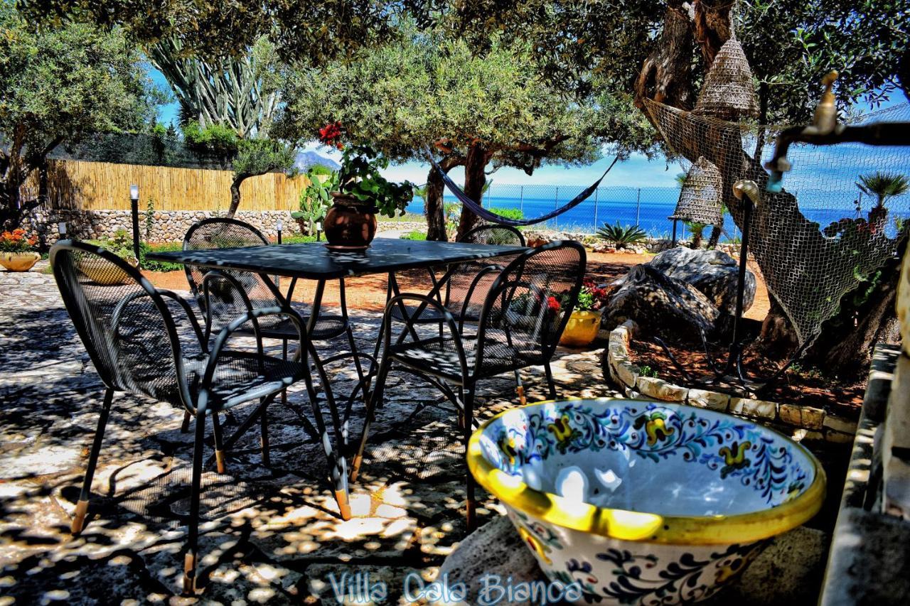 Villa Cala Bianca Castellammare del Golfo Exterior foto
